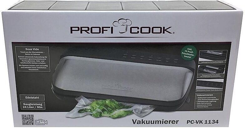 Електронний вакууматор пакувальник пристрій для вакуумування м'яса продуктів Profi Cook PC-VK 1134 PC-VK 1134 фото